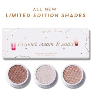 COLOURPOP Super Shock Shadow Trio - COCONUT CREAM & SODA